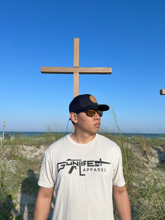 AK Gun Life Short Sleeve Shirt Sand