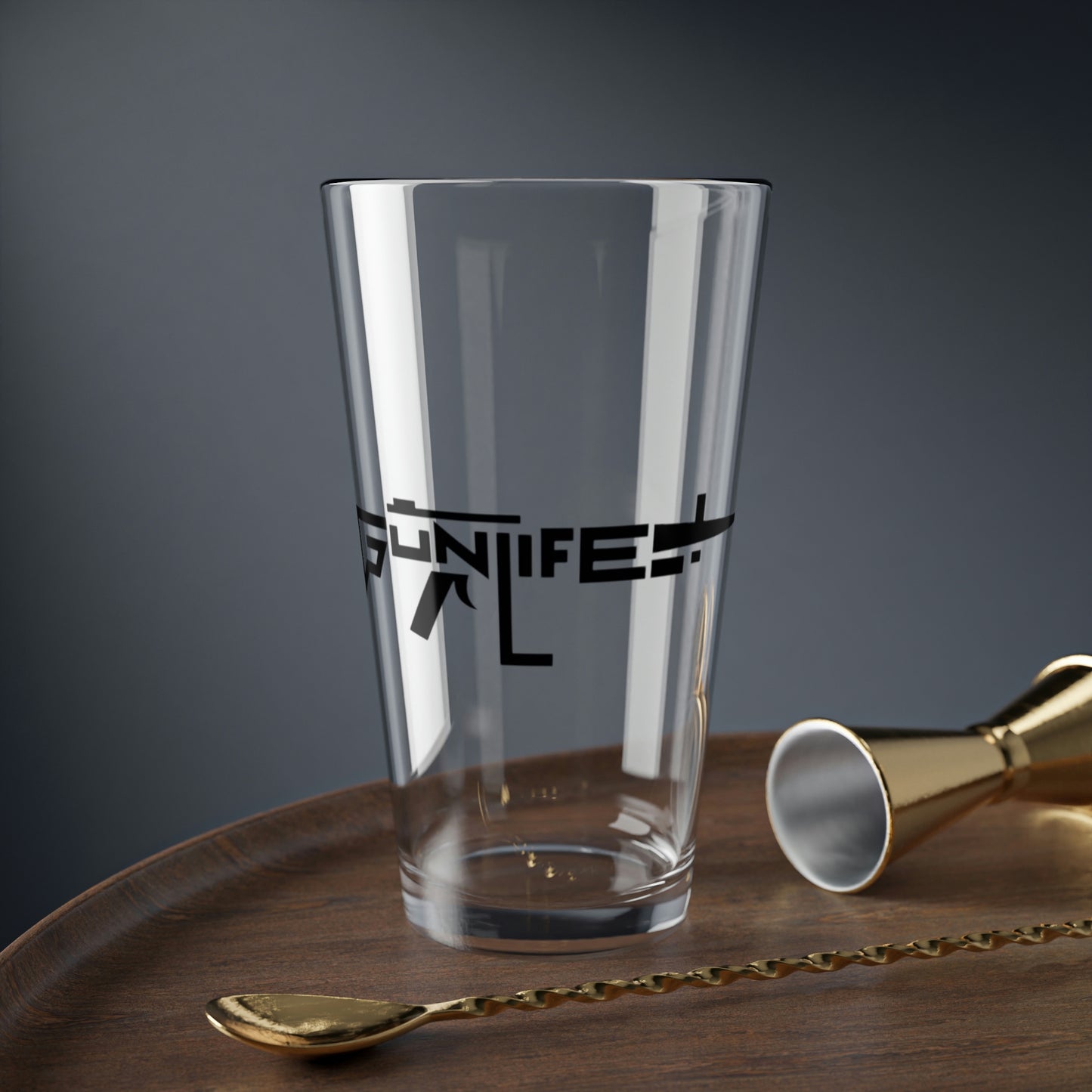 Gun Life AK Mixing Glass, 16oz