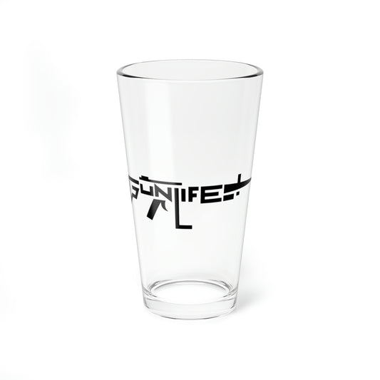 Gun Life AK Mixing Glass, 16oz