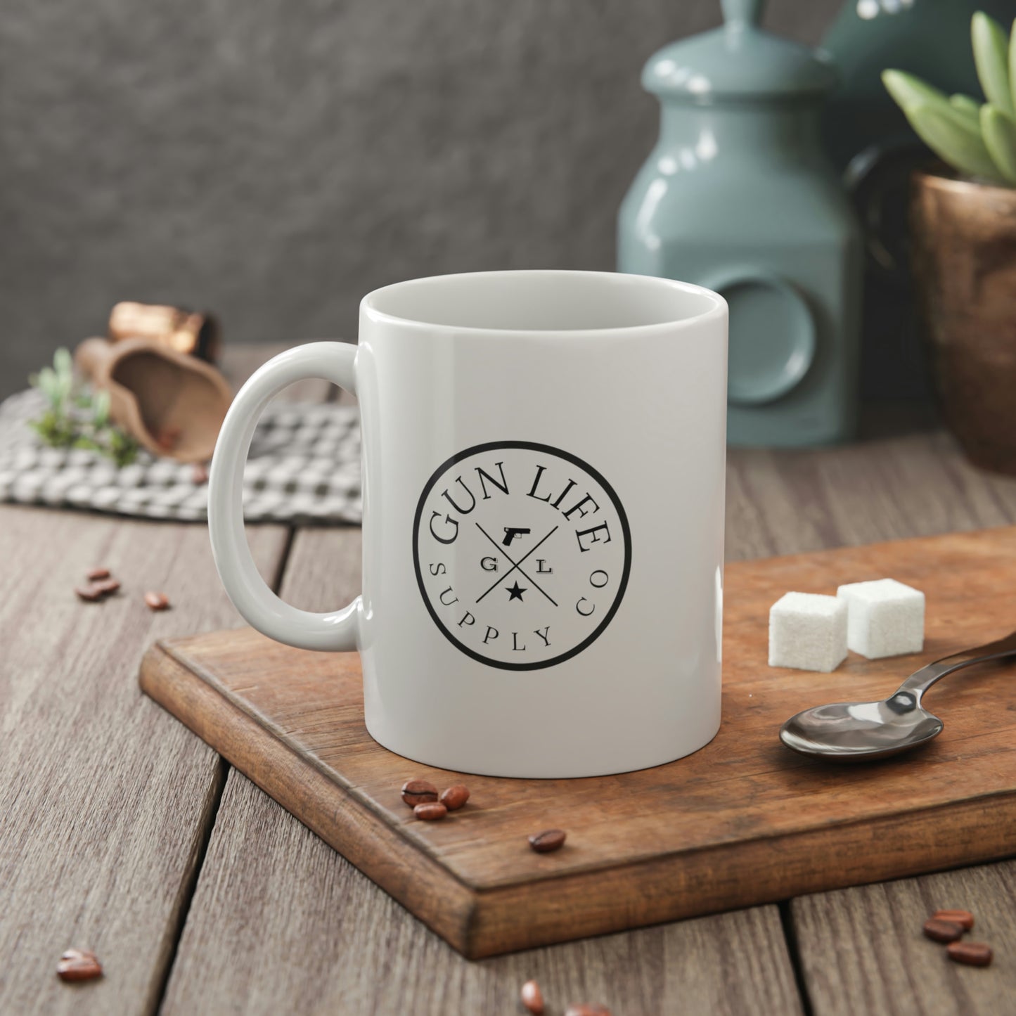 Gun Life Ceramic Mug, 11oz