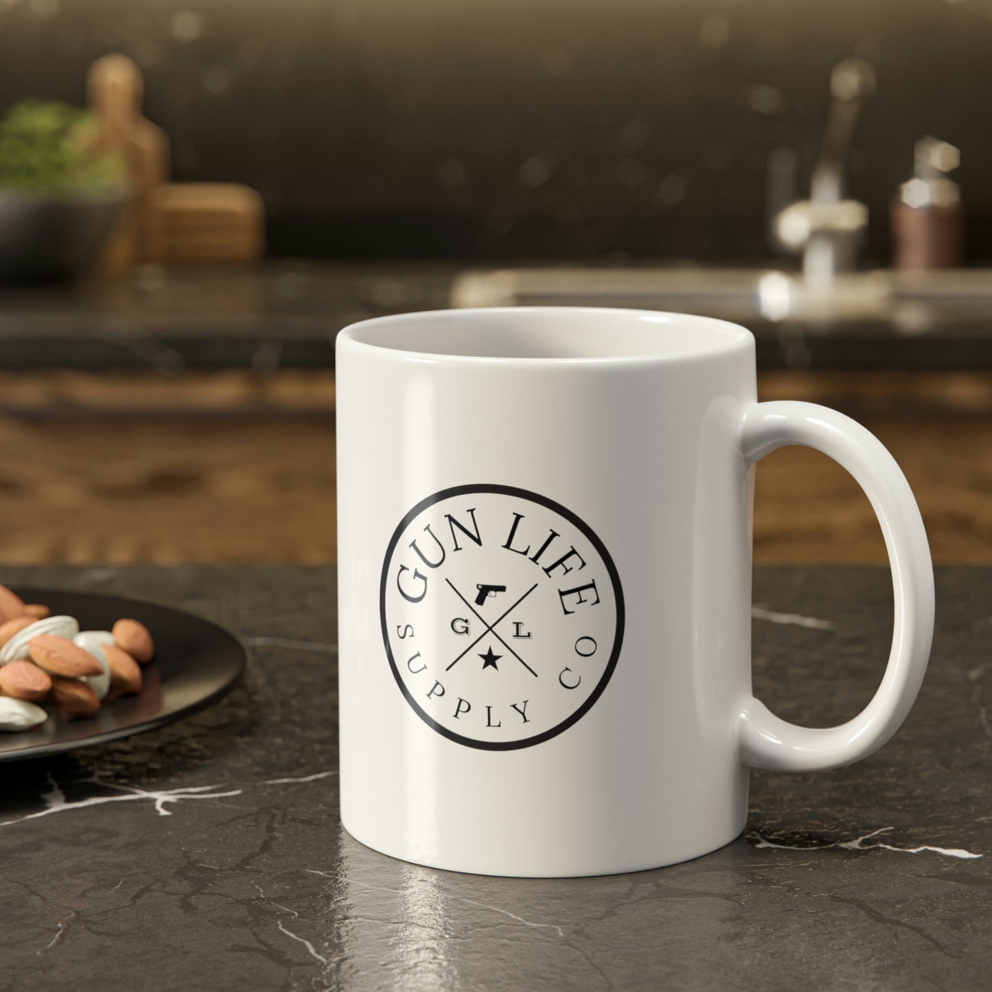 Gun Life Ceramic Mug, 11oz