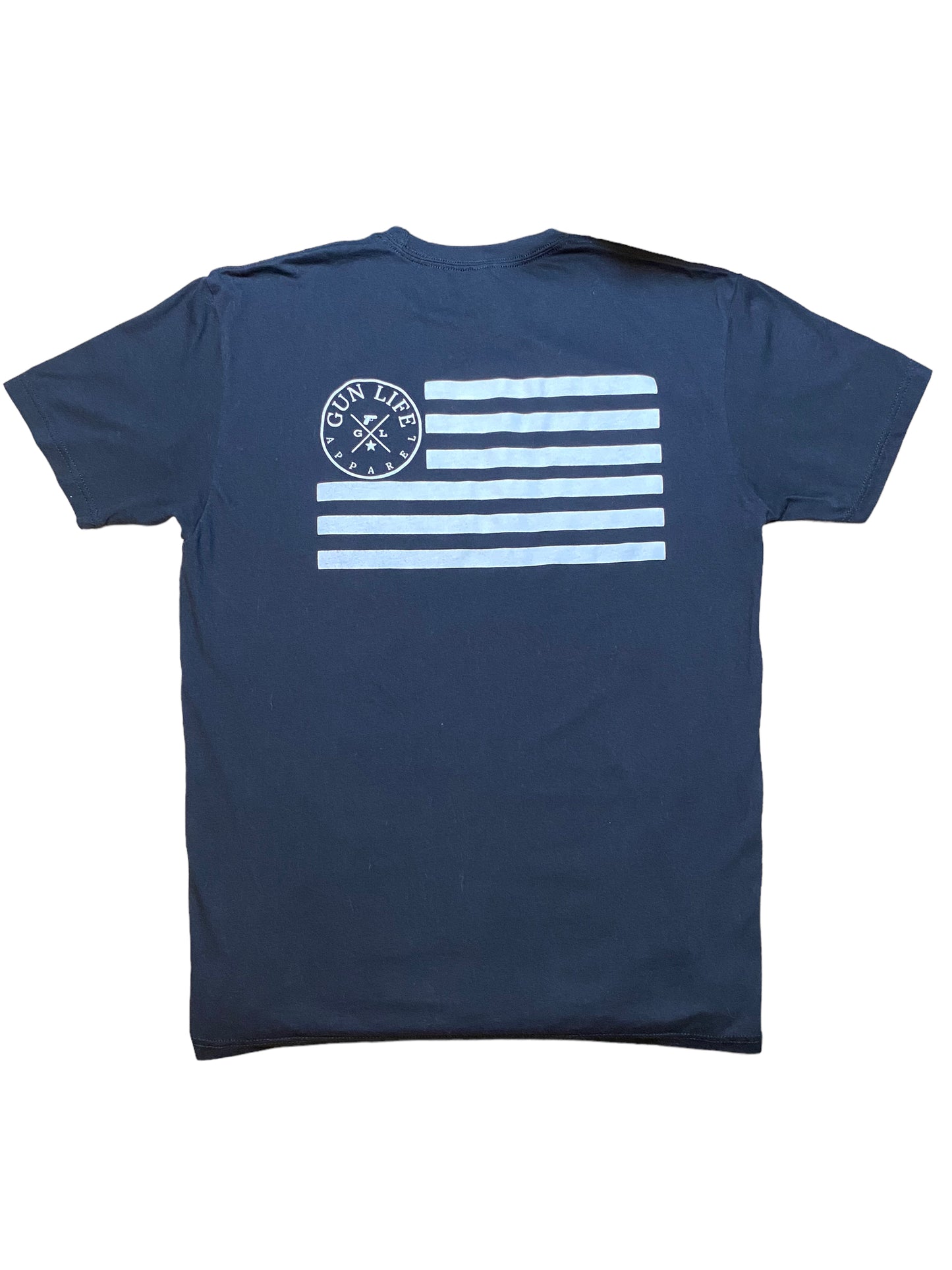 Gun Life Flag Short Sleeve Shirts