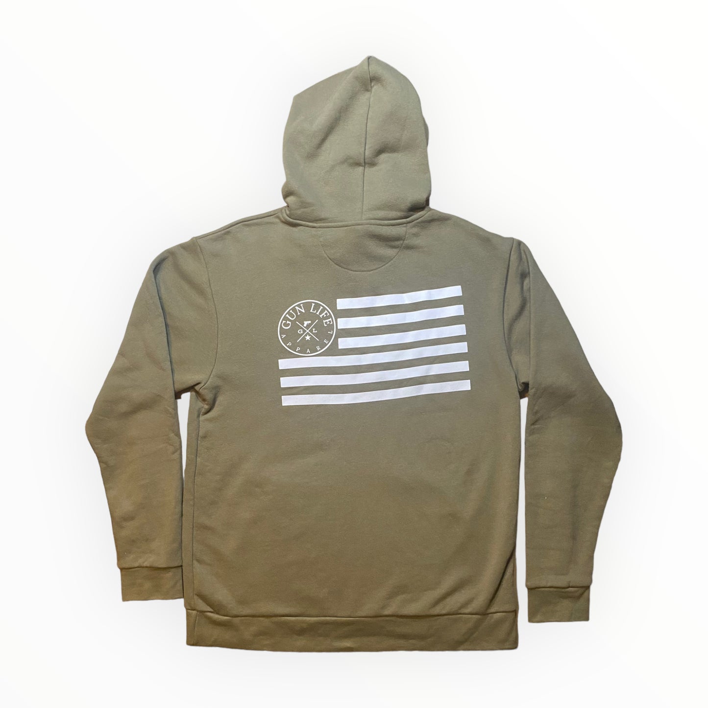 Gun Life Flag Hoodies